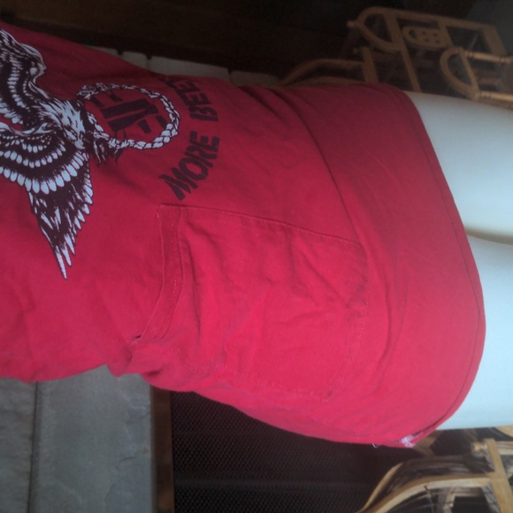 FEAR More Beer TShirt Customized Woman's Tank with Pocket Punk - Picture 2 of 5